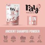 Ray7 100% Natural 6 In One Ancient Shampoo 100g | Infused with Amla, Reetha, Shikakai, Bhringraj, Rosemary and Hibiscus - Image 3