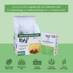 RAY7 Rejuvenation Handmade Soap, Glycerin Based with Jojoba Oil and Vitamin E Oil, Moisturising and Hydrating, for Glowing Soft Skin, Sulphate Free, Paraben Free, 100g, Pack of 3 - Image 2