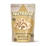 Nuteens Signature Whole Cashews 100% Natural | High Protein | Zero Trans Fat | Cholesterol Free | Net Weight 200g