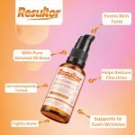 Resultor 5% Vitamin C Face Serum For Brightness and Glow 30ml | Enriched with Niacinimide, Arbutin and White Lotus | Fights Pigmentation & Evens Skin Tone | Dermatologically Tested | For Men and Women | - Image 4
