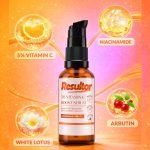Resultor 5% Vitamin C Face Serum For Brightness and Glow 30ml | Enriched with Niacinimide, Arbutin and White Lotus | Fights Pigmentation & Evens Skin Tone | Dermatologically Tested | For Men and Women | - Image 2